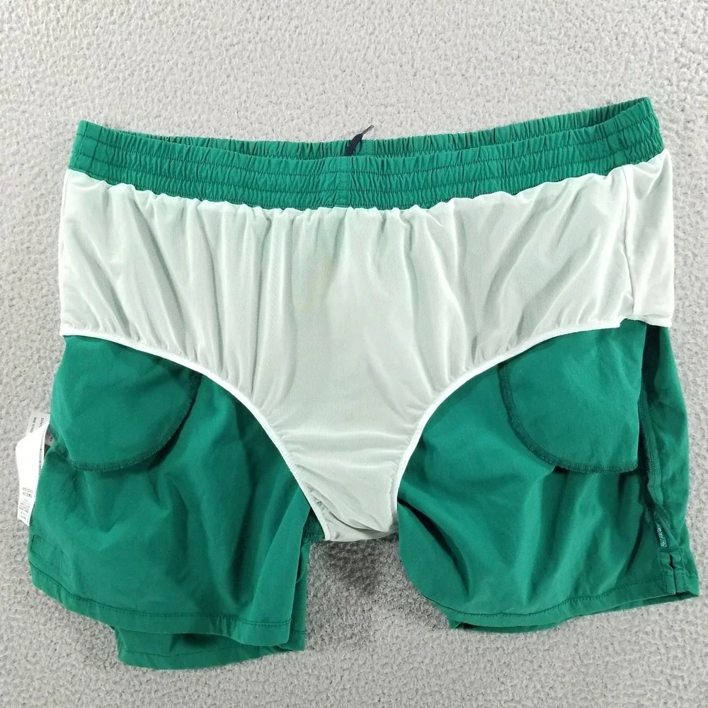 Cotopaxi Swim Trunks Mens XXL Green Mesh Lined Surf Shorts Colorblock Drawstring